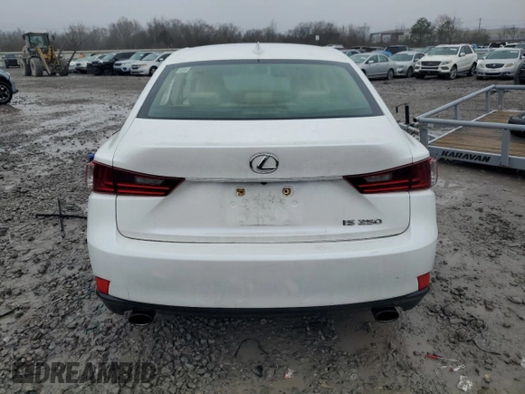 2015 Lexus IS 250 with VIN JTHBF1D27F5078097, listed as a Copart auction lot 43129885 with 96,318 mi miles and Salvage Title. Bid and sale history available at carsss.com. Image 6.