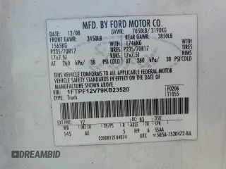 2009 Ford F-150 XL with VIN 1FTPF12V79KB23520, listed as a Copart auction lot 72701704 with 147,236 mi miles and Clean Title. Bid and sale history available at carsss.com. Image 13.