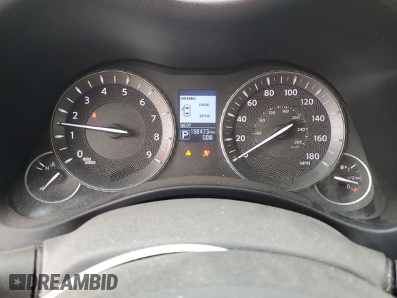 2015 Infiniti Q70 with VIN JN1BY1AP5FM542332, listed as a Copart auction lot 54433615 with 168,473 mi miles and Clean title. Bid and sale history available at DreamBid. Image 9.