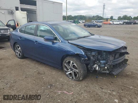 2022 Subaru Legacy Limited XT with VIN 4S3BWGN61N3023791, listed as a Copart auction lot 60174785 with 34,261 mi miles and Salvage title. Bid and sale history available at DreamBid. Image 4.
