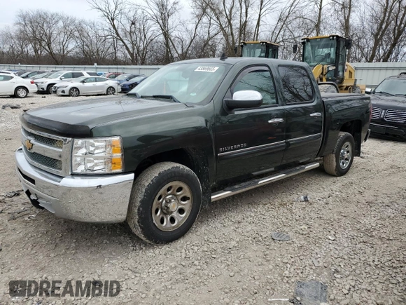 2013 Chevrolet Silverado 1500 LT with VIN 3GCPCSEA3DG203968, listed as a Copart auction lot 43869665 with 121,386 mi miles and Clean Title. Bid and sale history available at DreamBid. Image 1.