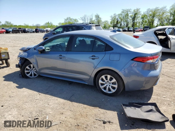 2021 Toyota Corolla LE with VIN 5YFEPMAE0MP261630, listed as a Copart auction lot 54869355 with 65,642 mi miles and Salvage Title. Bid and sale history available at DreamBid. Image 2.