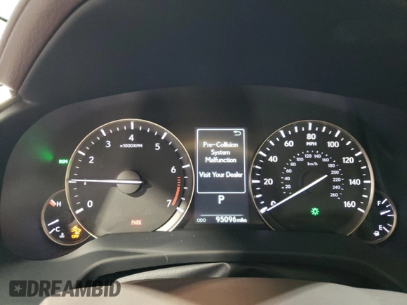 2020 Lexus RX 350L with VIN JTJHZKFA3L2025792, listed as a Copart auction lot 43141085 with 95,096 mi miles and Salvage title. Bid and sale history available at DreamBid. Image 9.