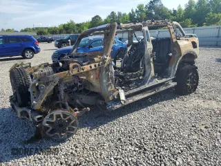 2021 Ford Bronco with VIN 1FMDE5DH5MLB01194, listed as a Copart auction lot 55064155 with Not provided miles and Non repairable. Bid and sale history available at DreamBid. Image 1.