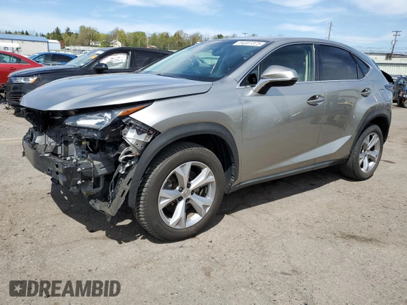 2017 Lexus NX with VIN JTJBARBZ7H2108182, listed as a Copart auction lot 54307375 with 87,658 mi miles and Salvage Title. Bid and sale history available at carsss.com. Image 1.