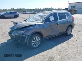 2017 Nissan Rogue SV with VIN KNMAT2MT7HP559334, listed as a IAAI auction lot 41913965 with 92,543 mi miles. Bid and sale history available at carsss.com. Image 2.