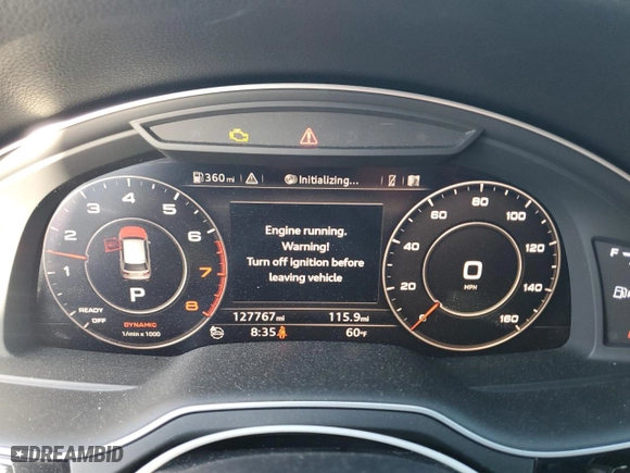 2017 Audi Q7 Prestige with VIN WA1VAAF73HD049737, listed as a Copart auction lot 52493715 with 127,767 mi miles and Clean Title. Bid and sale history available at carsss.com. Image 9.