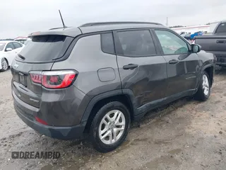 2018 Jeep Compass Sport with VIN 3C4NJCAB9JT211187, listed as a IAAI auction lot 41065430 with 1 mi miles. Bid and sale history available at carsss.com. Image 4.