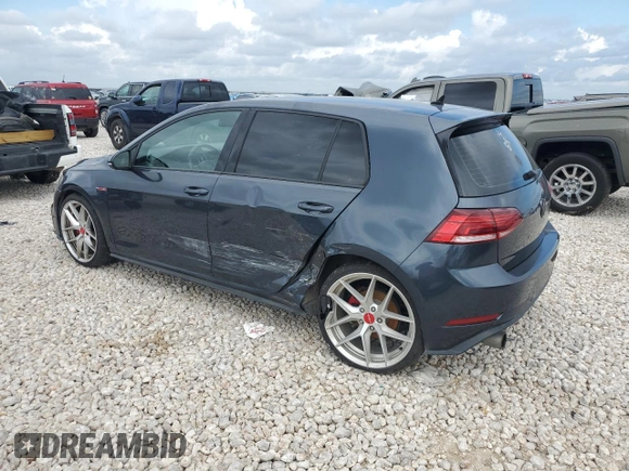 2018 Volkswagen Golf GTI S with VIN 3VW447AU6JM296993, listed as a Copart auction lot 64152944 with 88,410 mi miles and Salvage Title. Bid and sale history available at carsss.com. Image 2.