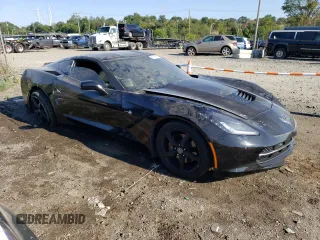 2015 Chevrolet Corvette 1LT with VIN 1G1YB2D71F5117705, listed as a Copart auction lot 67867883 with 77,802 mi miles. Bid and sale history available at carsss.com. Image 4.
