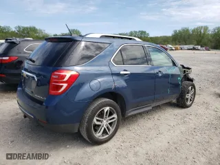 2016 Chevrolet Equinox LTZ with VIN 2GNALDEK0G6252871, listed as a Copart auction lot 51753794 with 134,922 mi miles and Salvage Title. Bid and sale history available at carsss.com. Image 3.