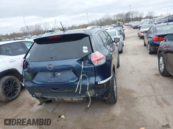 2016 Nissan Rogue SV with VIN KNMAT2MV4GP673663, listed as a IAAI auction lot 42028823 with 126,772 mi miles. Bid and sale history available at carsss.com. Image 17.