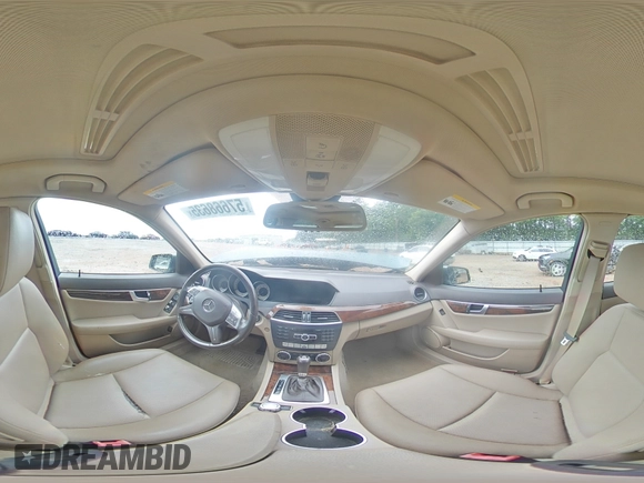2012 Mercedes-Benz C 250 Sport z VIN WDDGF4HB7CA598084, wystawiony jako Copart lot #57668635 z przebiegiem Nie podano mil oraz Szkoda całkowita • Salvage title. Historia ofert i sprzedaży dostępna na DreamBid. Obrazek 14.