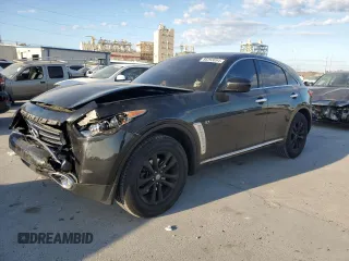 2016 Infiniti QX70 with VIN JN8CS1MW4GM751640, listed as a Copart auction lot 86293894 with 161,633 mi miles and Salvage Title. Bid and sale history available at DreamBid. Image 1.