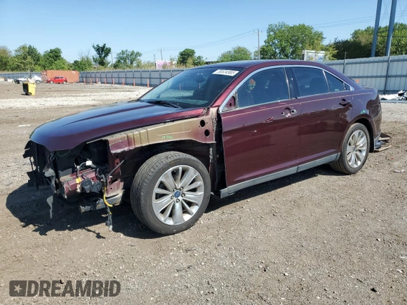 2011 Ford Taurus Limited with VIN 1FAHP2FW6BG142472, listed as a Copart auction lot 58534985 with 154,984 mi miles and Salvage title. Bid and sale history available at DreamBid. Image 1.