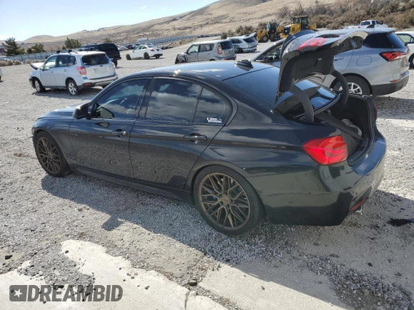 2017 BMW 3 Series 340i xDrive with VIN WBA8B7C3XHK858665, listed as a Copart auction lot 49678965 with 65,606 mi miles and Salvage Title. Bid and sale history available at carsss.com. Image 2.