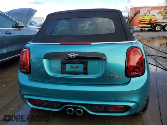 2021 MINI Convertible Cooper S z VIN WMWWJ5C08M3M08392, wystawiony jako Copart lot #76756444 z przebiegiem 8 634 mil mil oraz Nie do naprawy • Non repairable. Historia ofert i sprzedaży dostępna na DreamBid. Obrazek 6.