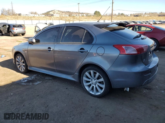 2011 Mitsubishi Lancer GTS with VIN JA32X8HWXBU009763, listed as a Copart auction lot 83205854 with 118,897 mi miles and Salvage Title. Bid and sale history available at carsss.com. Image 2.