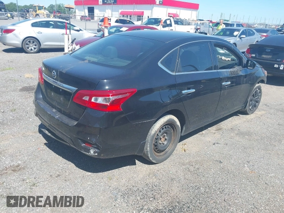 2017 Nissan Sentra S with VIN 3N1AB7AP7HY324263, listed as a IAAI auction lot 42197976 with 95,479 mi miles. Bid and sale history available at carsss.com. Image 4.