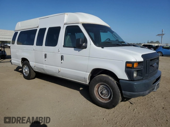 2008 Ford Econoline Cargo Commercial with VIN 1FTNS24W58DA22932, listed as a Copart auction lot 53193794 with Not Provided miles and Salvage Title. Bid and sale history available at DreamBid. Image 4.
