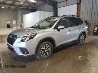 2023 Subaru Forester Premium with VIN JF2SKAEC0PH485152, listed as a Copart auction lot 61529225 with 29,698 mi miles and Salvage title. Bid and sale history available at DreamBid. Image 1.