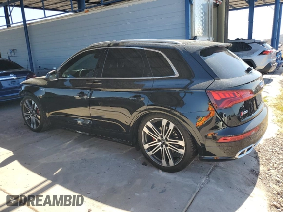2018 Audi SQ5 Prestige with VIN WA1C4AFY3J2205073, listed as a Copart auction lot 61616254 with 53,052 mi miles and Salvage Title. Bid and sale history available at DreamBid. Image 2.