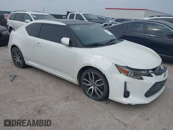 2016 Scion tC with VIN JTKJF5C75GJ016412, listed as a IAAI auction lot 42068497 with 1 mi miles. Bid and sale history available at carsss.com. Image 1.