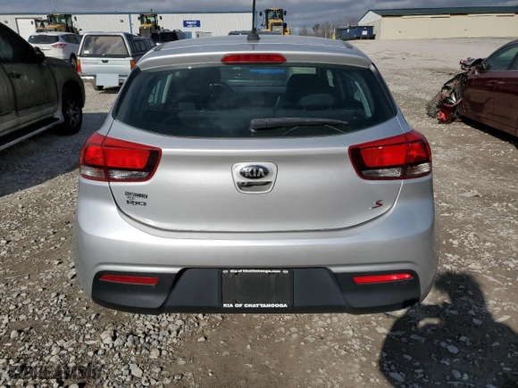 2019 Kia Rio 5-Door S with VIN 3KPA25AB5KE213967, listed as a Copart auction lot 87100004 with 76,204 mi miles and Salvage Title. Bid and sale history available at carsss.com. Image 6.