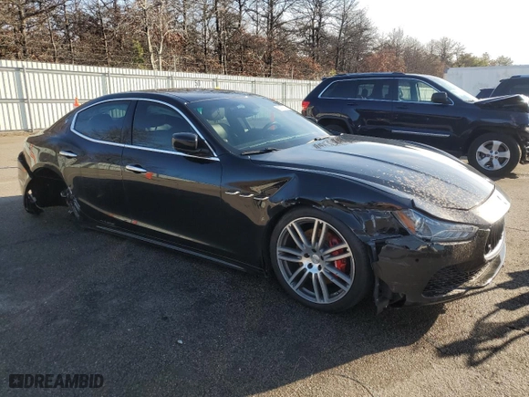 2015 Maserati Ghibli S Q4 with VIN ZAM57RTA6F1138196, listed as a Copart auction lot 85076524 with NaN miles and Salvage Title. Bid and sale history available at carsss.com. Image 4.