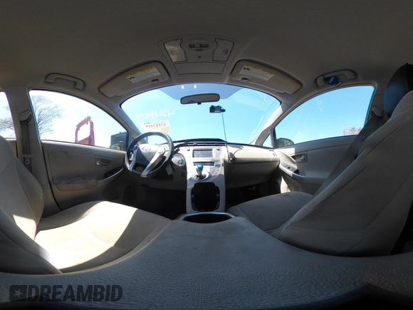2013 Toyota Prius One with VIN JTDKN3DU3D5615711, listed as a IAAI auction lot 42119419 with 222,734 mi miles. Bid and sale history available at carsss.com. Image 19.