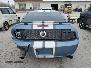 2006 Ford Mustang GT Deluxe with VIN 1ZVFT82H165190693, listed as a Copart auction lot 47121705 with 0 mi miles and Salvage Title. Bid and sale history available at carsss.com. Image 6.