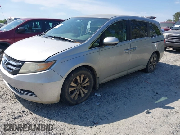 2014 Honda Odyssey EX with VIN 5FNRL5H44EB066739, listed as a IAAI auction lot 42073712 with Not Provided miles and . Bid and sale history available at carsss.com. Image 2.