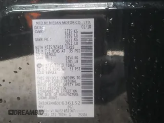 2018 Nissan Pathfinder SV with VIN 5N1DR2MN6JC636152, listed as a Copart auction lot 45975665 with 0 mi miles and Salvage Title. Bid and sale history available at carsss.com. Image 14.
