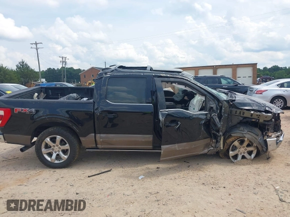 2021 Ford F-150 XL with VIN 1FTFW1E84MFC84796, listed as a IAAI auction lot 42496708 with 73,197 mi miles and . Bid and sale history available at DreamBid. Image 13.