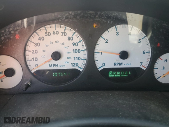 2006 Dodge Grand Caravan SE z VIN 1D4GP24R26B709303, wystawiony jako Copart lot #50552515 z przebiegiem 107 591 mil mil oraz Szkoda całkowita • Salvage title. Historia ofert i sprzedaży dostępna na DreamBid. Obrazek 9.