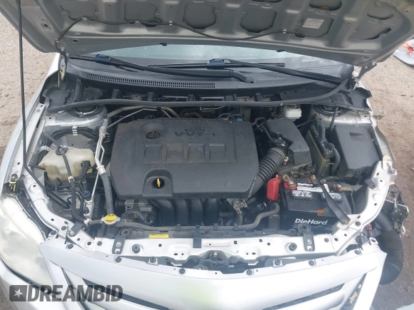 2013 Toyota Corolla L with VIN 5YFBU4EE8DP161765, listed as a IAAI auction lot 42109708 with 105,931 mi miles and . Bid and sale history available at DreamBid. Image 10.