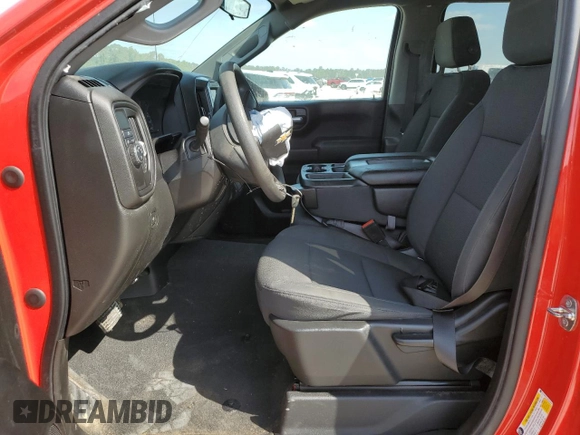2021 Chevrolet Silverado 1500 Custom with VIN 1GCRWBEK2MZ296829, listed as a Copart auction lot 52145575 with 96,109 mi miles and Salvage Title. Bid and sale history available at DreamBid. Image 7.