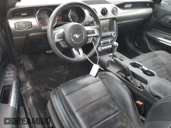 2015 Ford Mustang GT Premium with VIN 1FATP8FF8F5329274, listed as a Copart auction lot 86658534 with 27,678 mi miles and Salvage title. Bid and sale history available at DreamBid. Image 8.