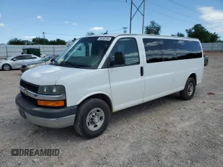 2013 Chevrolet Express Passenger LT z VIN 1GAZG1FG9D1189947, wystawiony jako Copart lot #54183165 z przebiegiem 84 745 mil mil oraz Szkoda całkowita • Salvage title. Historia ofert i sprzedaży dostępna na DreamBid. Obrazek 1.