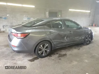 2021 Nissan Sentra SV z VIN 3N1AB8CV1MY256263, wystawiony jako Copart lot #55847445 z przebiegiem 60 037 mil mil oraz Szkoda całkowita • Salvage title. Historia ofert i sprzedaży dostępna na DreamBid. Obrazek 3.
