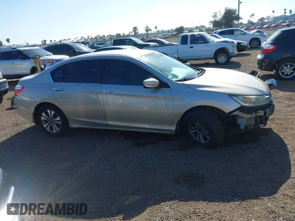 2014 Honda Accord LX with VIN 1HGCR2F34EA209843, listed as a IAAI auction lot 42073543 with 208,210 mi miles and . Bid and sale history available at carsss.com. Image 13.