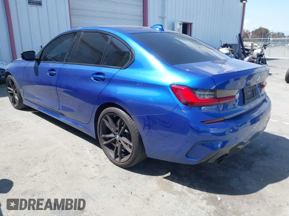 2022 BMW 3 Series 330i with VIN 3MW5R1J07N8C43346, listed as a IAAI auction lot 41947588 with 48,615 mi miles and . Bid and sale history available at DreamBid. Image 3.
