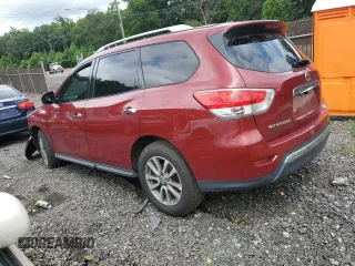 2015 Nissan Pathfinder S with VIN 5N1AR2MM1FC671098, listed as a Copart auction lot 64360135 with 140,060 mi miles and Salvage title. Bid and sale history available at DreamBid. Image 2.