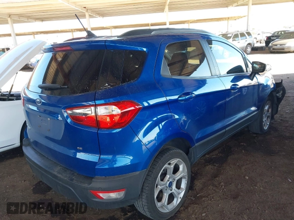 2021 Ford EcoSport SE with VIN MAJ3S2GE4MC445646, listed as a IAAI auction lot 41841253 with 38,644 mi miles and . Bid and sale history available at carsss.com. Image 4.