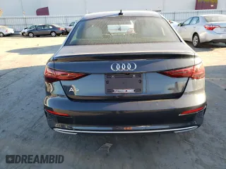 2022 Audi A3 Premium Plus with VIN WAUBUDGY5NA077249, listed as a Copart auction lot 69011232 with 0 mi miles. Bid and sale history available at carsss.com. Image 6.