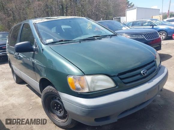 2002 Toyota Sienna LE with VIN 4T3ZF13C32U456123, listed as a IAAI auction lot 42084436 with 242,408 mi miles. Bid and sale history available at carsss.com. Image 1.