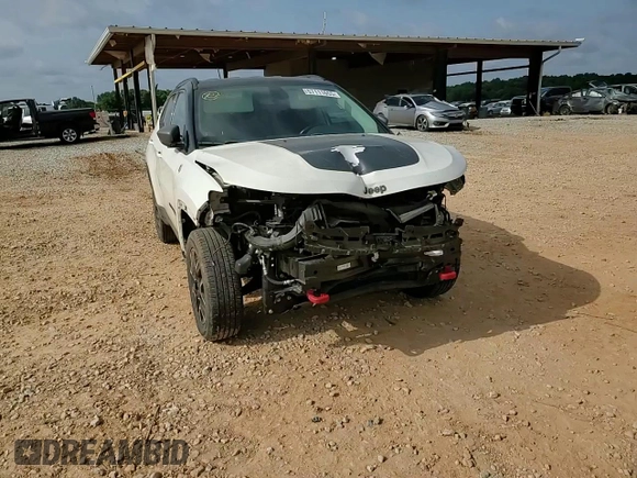 2019 Jeep Compass Trailhawk with VIN 3C4NJDDB5KT795347, listed as a Copart auction lot 57111655 with 78,010 mi miles and Salvage title. Bid and sale history available at DreamBid. Image 15.