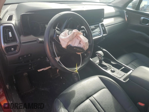 2023 Kia Sorento X-Line S with VIN 5XYRLDLC3PG181899, listed as a Copart auction lot 85795224 with 24,759 mi miles and Salvage Title. Bid and sale history available at DreamBid. Image 8.