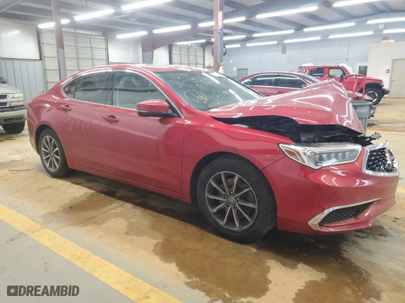 2020 Acura TLX with VIN 19UUB1F30LA005718, listed as a Copart auction lot 52103045 with 0 mi miles and Salvage Title. Bid and sale history available at carsss.com. Image 4.