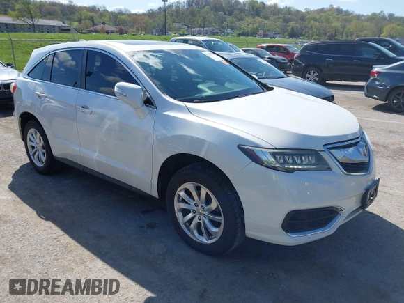 2017 Acura RDX w/Technology Pkg with VIN 5J8TB4H51HL014418, listed as a IAAI auction lot 42019773 with 125,965 mi miles. Bid and sale history available at carsss.com. Image 1.